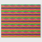 Kleurrijke bands cadeaupapier (Vlak)