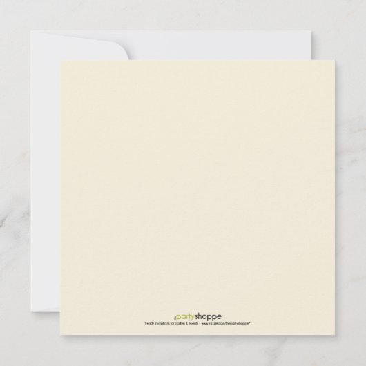 Kleurrijke Bands Corporate Event Invitation (zwart Kaart (Achterkant)