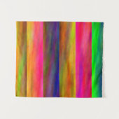 Kleurrijke bands wandkleed (Voorkant (horizontaal))
