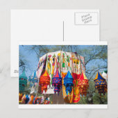 Kleurrijke banners briefkaart (Voorkant / Achterkant)