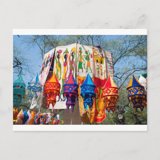 Kleurrijke banners briefkaart (Voorkant)