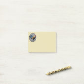 Kleurrijke Bantam Haan Post-it® Notes (Op bureau)
