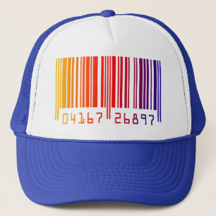 Kleurrijke Barcode Dop Trucker Pet