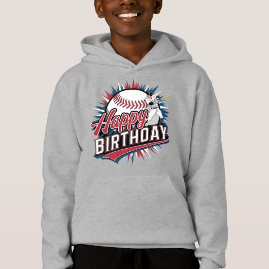 Kleurrijke Baseball Verjaardag (Voorkant)