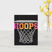 Kleurrijke Basketball Hoop Mannen & amp; Vrouwen H Kaart (Gele Bloem)