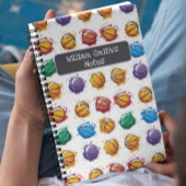 Kleurrijke Basketballen Kinderen Terug naar School Notitieboek