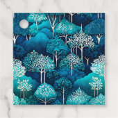 Kleurrijke Batik Forest Art Gift Labels (Voorkant)