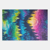 Kleurrijke Batik Forest Art Wrapping Paper Sheets (Voorkant 2)