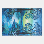 Kleurrijke Batik Forest Art Wrapping Paper Sheets (Voorkant)