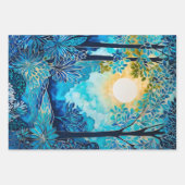 Kleurrijke Batik Forest Art Wrapping Paper Sheets (Voorkant 2)