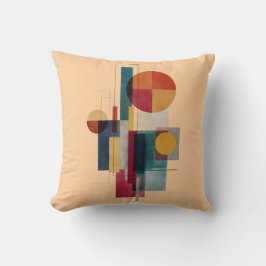 Kleurrijke Bauhaus Geometrische Abstracte Worp Kus Kussen
