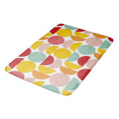 Kleurrijke Bauhaus Retro geometrische Badmat (Gekanteld)