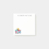 Kleurrijke Be Kind Paint Splash Post-it® Notes (Voorkant)