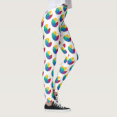 Kleurrijke Beach Ball Zomerpatroon Leggings (Rechts)