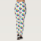 Kleurrijke Beach Ball Zomerpatroon Leggings (Achterkant)
