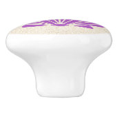 Kleurrijke Beach Shell Scallop Lade Knoppen (Zijkant)