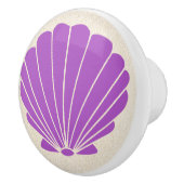 Kleurrijke Beach Shell Scallop Lade Knoppen (Rechts)