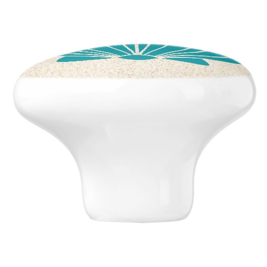 Kleurrijke Beach Shell Scallop Lade Knoppen (Zijkant)