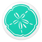 Kleurrijke Beach Shell Zand Dollar Lade Knoppen (Voorkant)