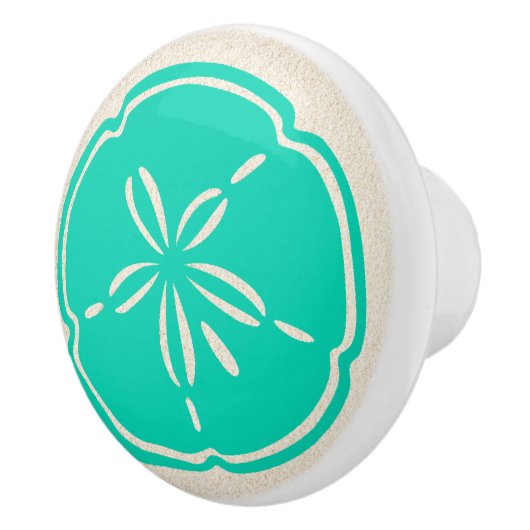 Kleurrijke Beach Shell Zand Dollar Lade Knoppen (Rechts)