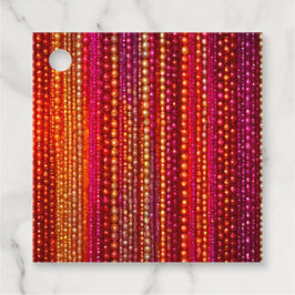 Kleurrijke Bead Art Gift Labels