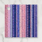 Kleurrijke Bead Art Gift Labels (Voorkant)