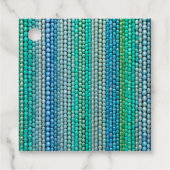 Kleurrijke Bead Art Gift Labels (Voorkant)