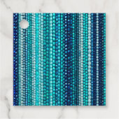 Kleurrijke Bead Art Gift Labels (Voorkant)