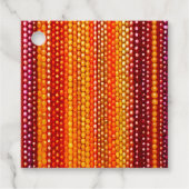 Kleurrijke Bead Art Gift Labels (Voorkant)