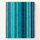 Kleurrijke Bead Art Spiral Notitieboek (Achterkant)