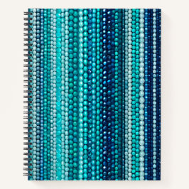 Kleurrijke Bead Art Spiral Notitieboek