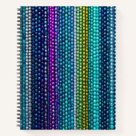 Kleurrijke Bead Art Spiral Notitieboek