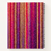 Kleurrijke Bead Art Spiral Notitieboek (Achterkant)