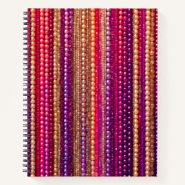Kleurrijke Bead Art Spiral Notitieboek