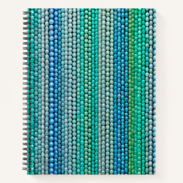 Kleurrijke Bead Art Spiral Notitieboek