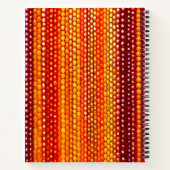 Kleurrijke Bead Art Spiral Notitieboek (Achterkant)