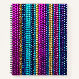 Kleurrijke Bead Art Spiral Notitieboek