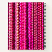 Kleurrijke Bead Art Spiral Notitieboek (Achterkant)