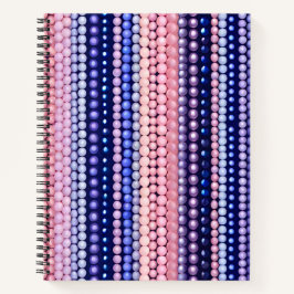 Kleurrijke Bead Art Spiral Notitieboek
