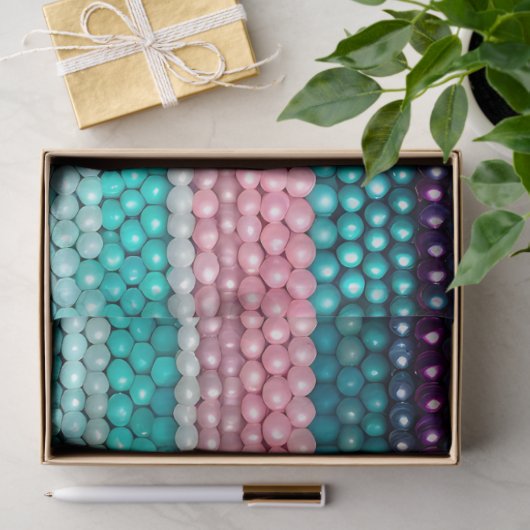 Kleurrijke Bead Art Tissue Paper Tissuepapier (Geschenk)