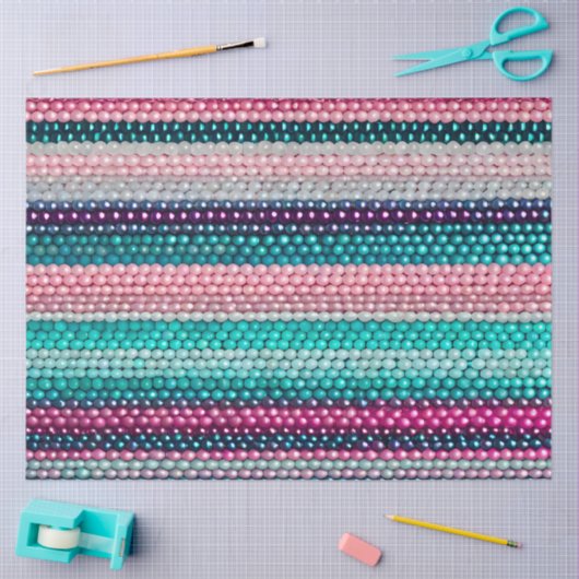 Kleurrijke Bead Art Tissue Paper Tissuepapier (Craft)