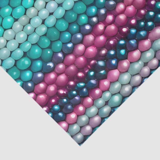 Kleurrijke Bead Art Tissue Paper Tissuepapier (Detail)