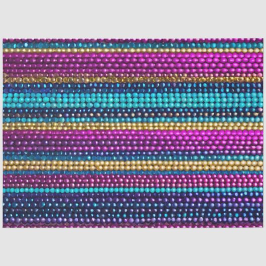 Kleurrijke Bead Art Tissue Paper Tissuepapier (Voorkant)