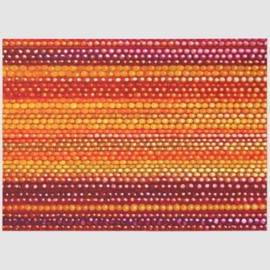 Kleurrijke Bead Art Tissue Paper Tissuepapier (Voorkant)