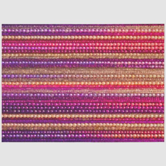Kleurrijke Bead Art Tissue Paper Tissuepapier (Voorkant)