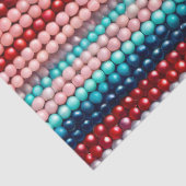 Kleurrijke Bead Art Tissue Paper Tissuepapier (Detail)