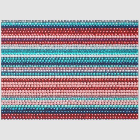 Kleurrijke Bead Art Tissue Paper Tissuepapier (Voorkant)