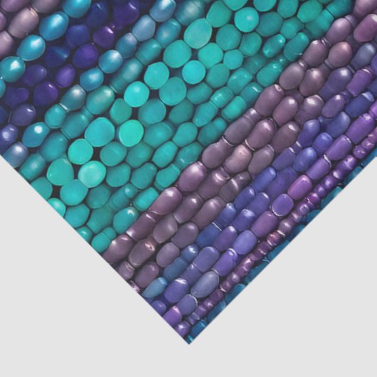 Kleurrijke Bead Art Tissue Paper Tissuepapier (Detail)