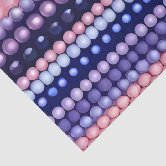 Kleurrijke Bead Art Tissue Paper Tissuepapier (Detail)