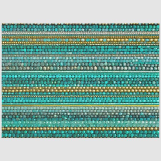 Kleurrijke Bead Art Tissue Paper Tissuepapier (Voorkant)